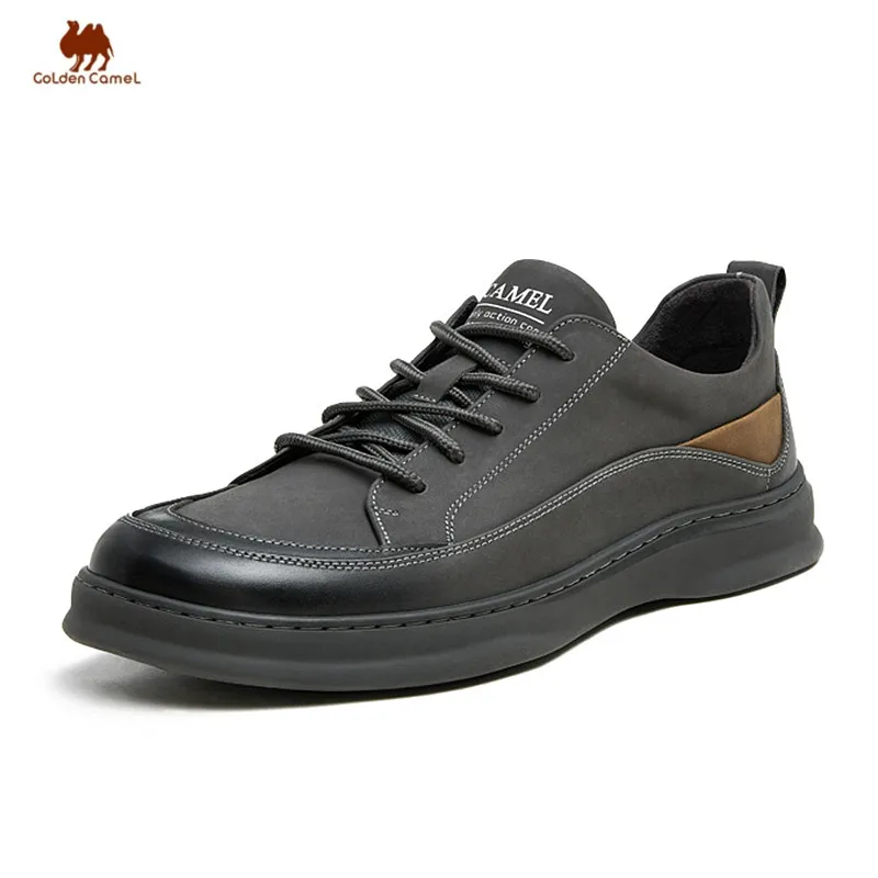 

Goldencamel Men Shoes Genuine Leather Shoes Comfortable High Quality Male Sneakers Casual Luxury Shoes for Men حداء رجال