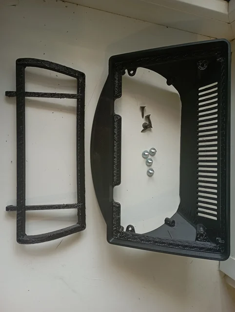 Рамка под 9 дюймовую магнитолу для Лада Калина 1 | АлиЭкспресс