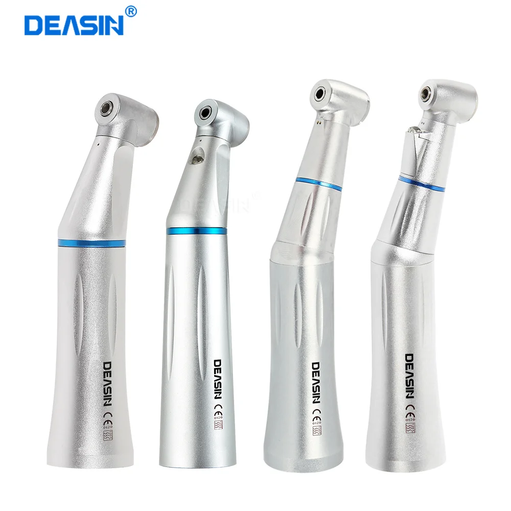

1:1 Blue Ring Dental Low Speed Profile LED Motor Generator/No LED Push Button Internal Water Jet for 2.35 Drill
