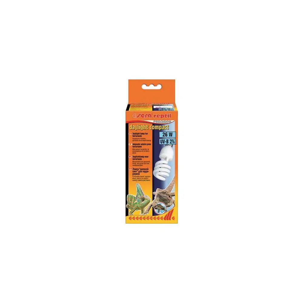 Sera Лампа reptil daylight compact 2% 26 w |