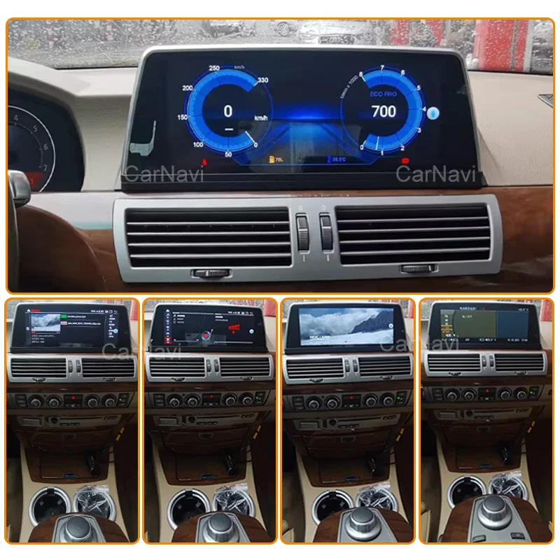 

7s E65 E66 Android 12.0 Car Radio GPS Navigation Multimedia Stereo Player Support YouTube Netflix Waze WiFi BT5.0 Google Map TV