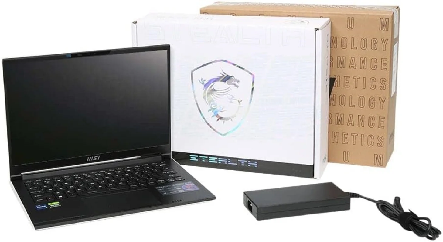 

M-S-I StealtH Studio 14" 240Hz QHD+ Gaming Laptop, 13th Gen Intel Core i7-13700H, NVIDIA GeForce RTX 4060 8GB GDDR6; 16GB