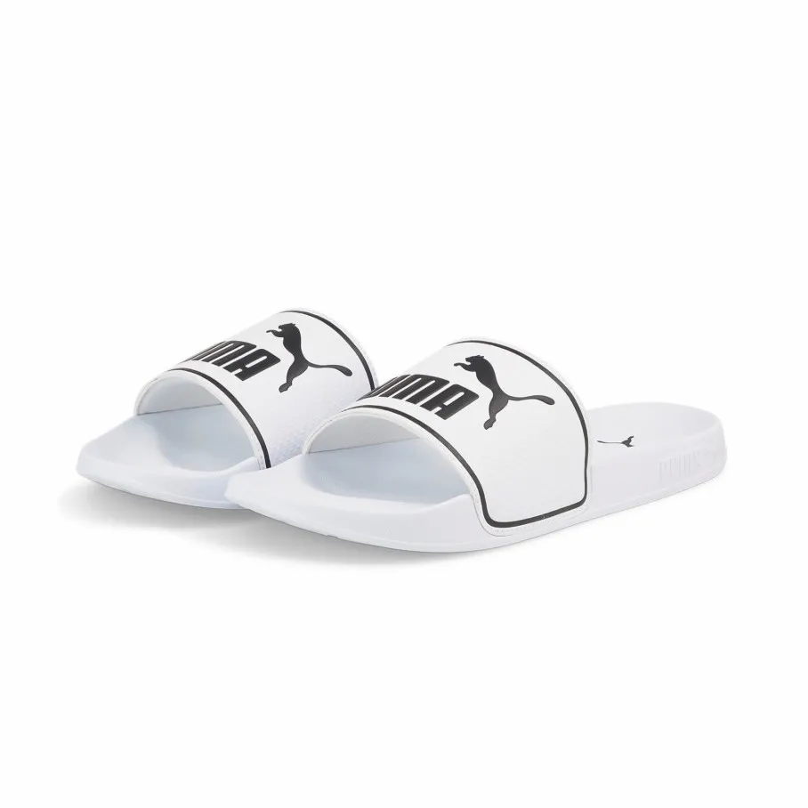 Спортивные шлепанцы PUMA, LEADCAT 2,0, 384139-02, мужские, пляжные, для  бассейна, повседневные, белые цвета с логотипом бренда в черном цвете,  мягкая полоса, литой стельки - купить по выгодной цене | AliExpress