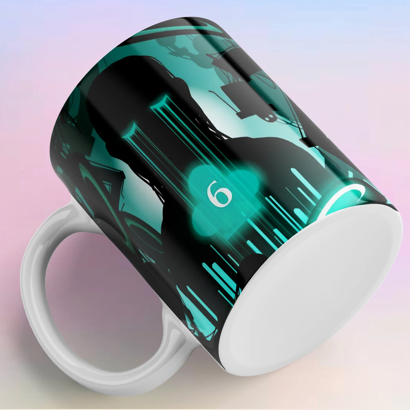 Кружка 13 карт Земля королей Зонтик 330 мл