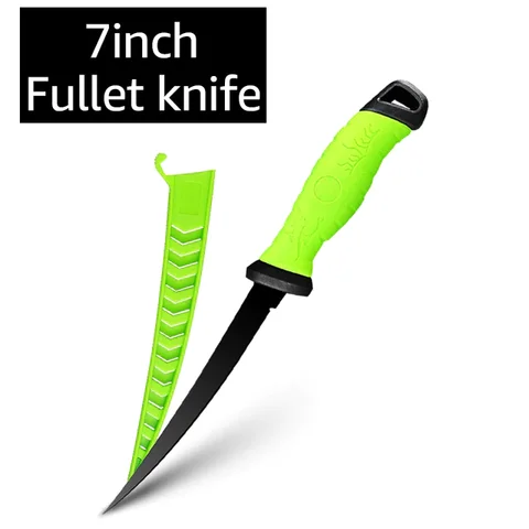 Флуоресцентный нож для рыбы, кухонный антипригарный нож для сашими 5 6 7 8 9 дюймов, нож для соскабливания рыб