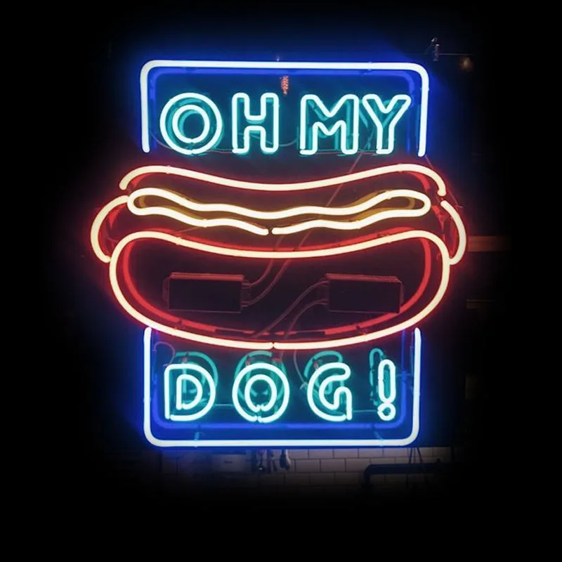 

Neon Sign Oh My Dog Sign Hot Dog Neon Light Sign Shop Decor Arcade Store Icon Light Handcraft Lamp Wall Decor Aesthetic Bar Room