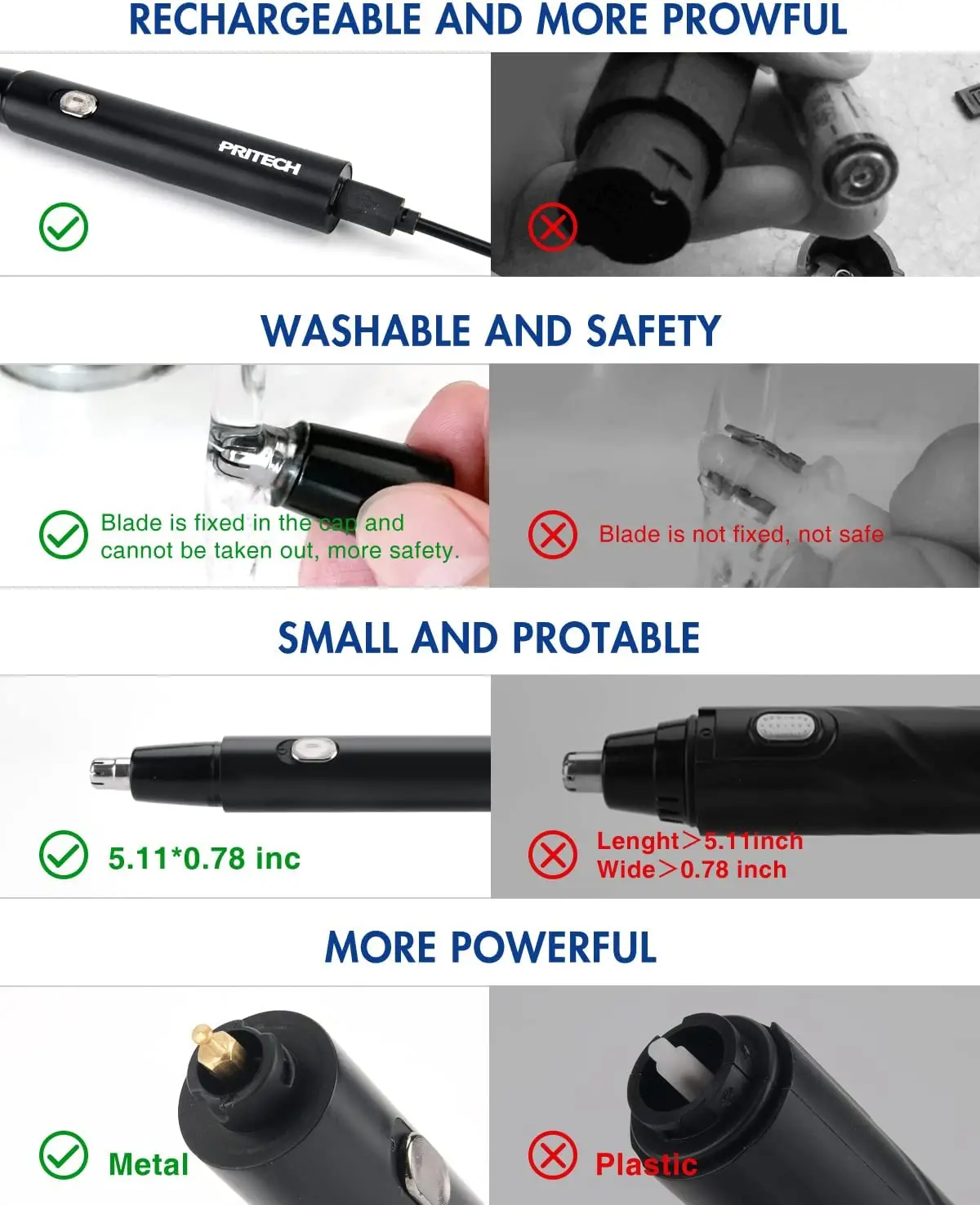 Рисунок 6 - Перезаряжаемый USB триммер для