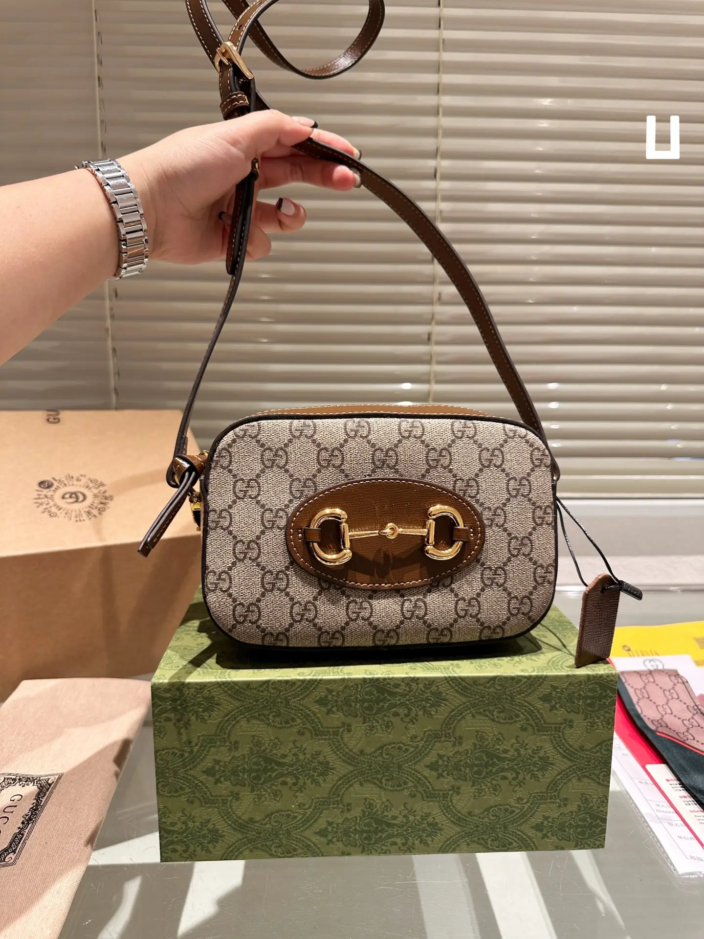 Gucci Totes Cope 1:1 2024 Новая женская сумка-кошелек через плечо модная сумка-шоппер