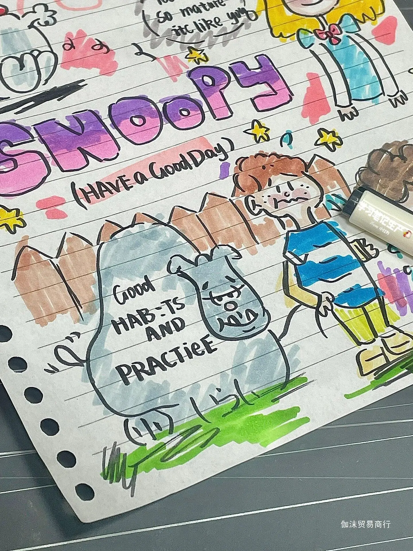 Красивая Мягкая Голова Школьная КаллиграфичесКая Ручка Цветная DS827