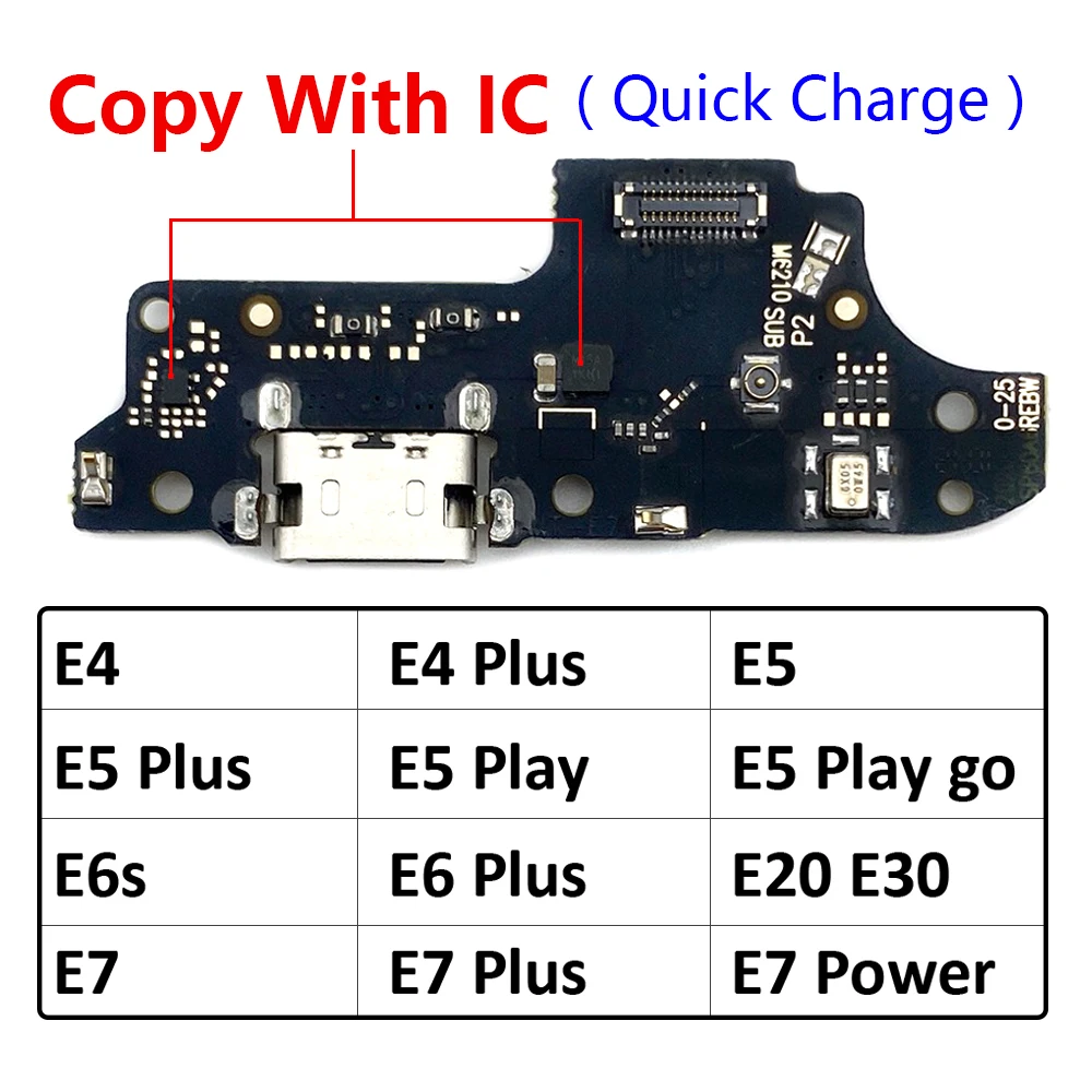 

New For Motorola Moto E4 E5 E6 E6s E7 Plus Power Play Go E20 E30 E40 USB Charger Dock Connector Charging Board Port Flex Cable