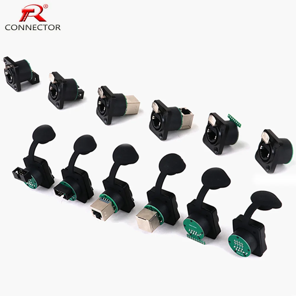 Сетевой адаптер RJ45 с разъемом на печатной плате CAT5/5E/6 8P8C для подключения к сети