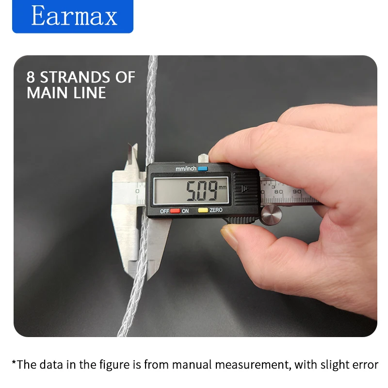 Серебристый 8-жильный аудио кабель 3 5 мм/6 35 мм для наушников Sennheiser HD58X HD660S2
