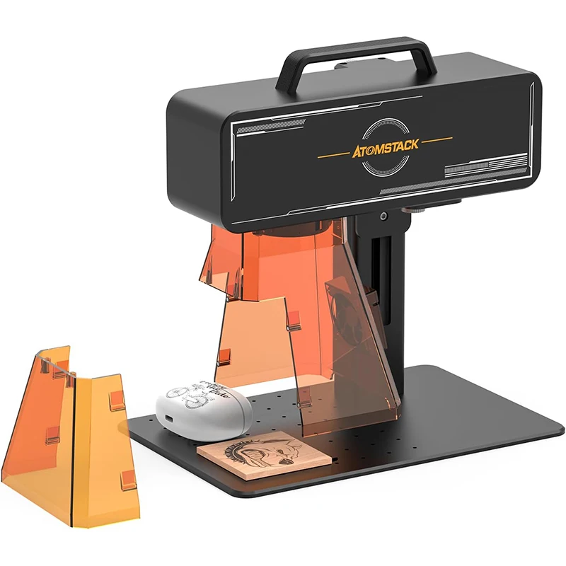 Профессиональная волоконная лазерная маркировочная машина ATOMSTACK M4 Pro 2 Вт диод 10