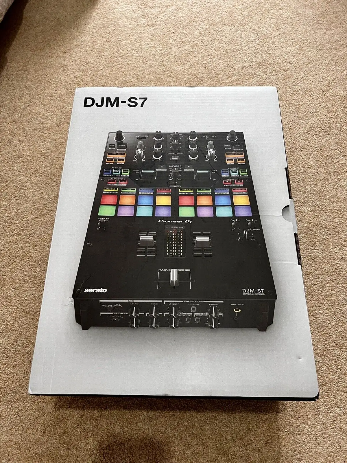 

Pioneer DJ DJM-S7 Scratch Style 2ch Professional DJ Mixer Serato DJ Pro /Rekordb