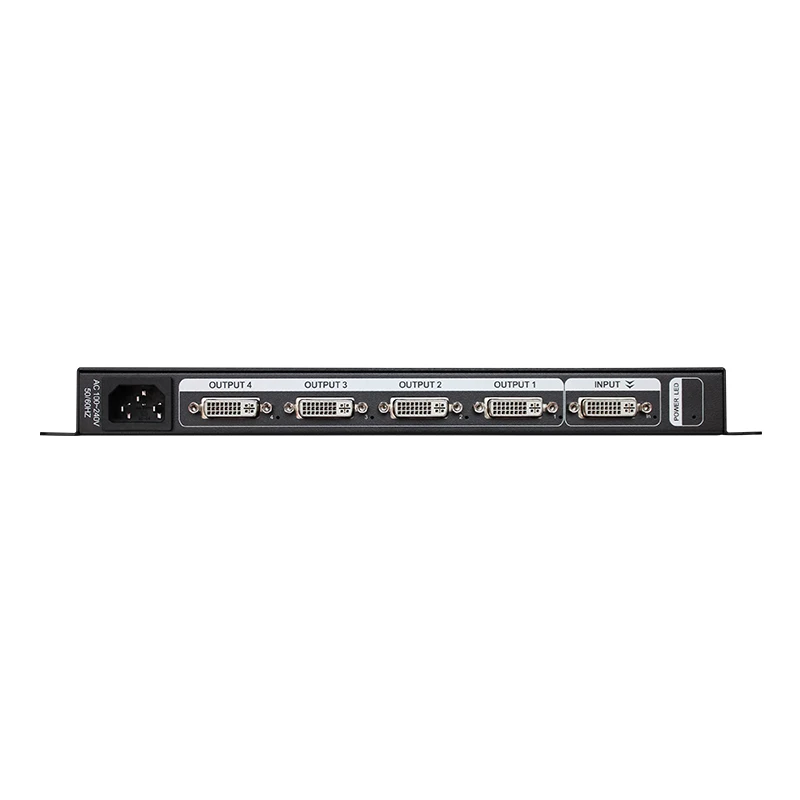 DVI-сплиттер Amoonsky D1S4 HD 1 в 4 порта 3D 4K светодиодный видеонастенный дисплей