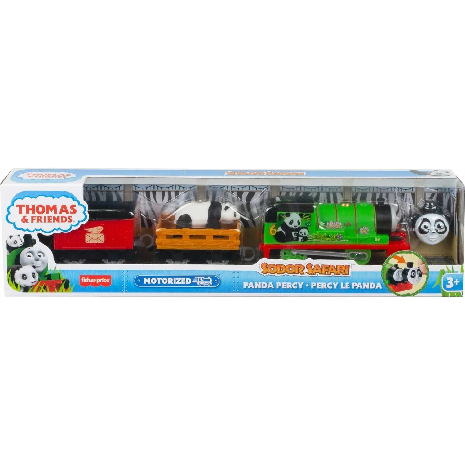 Оригинальный набор поездов Thomas and Friends металлическая панда Перси моторизованный