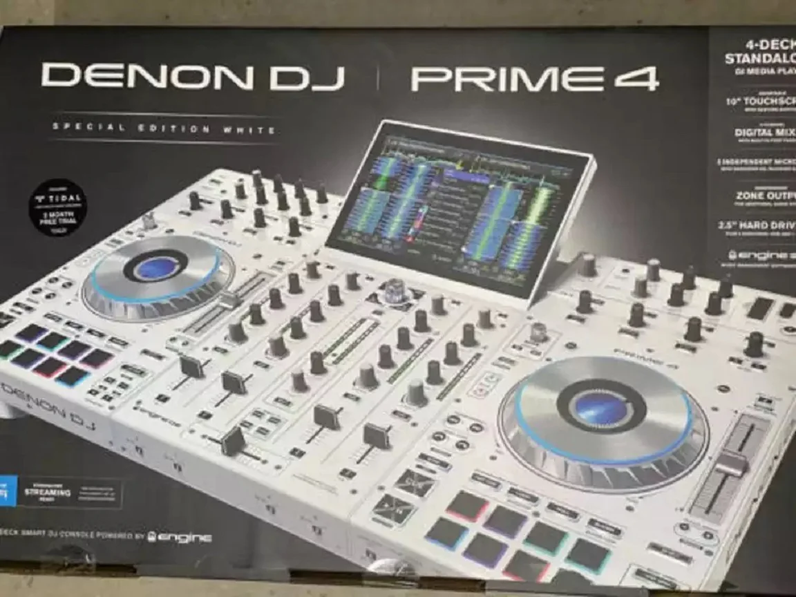 

Лидер продаж, массивная скидка Denon DJ Prime 4, специальный выпуск белого цвета