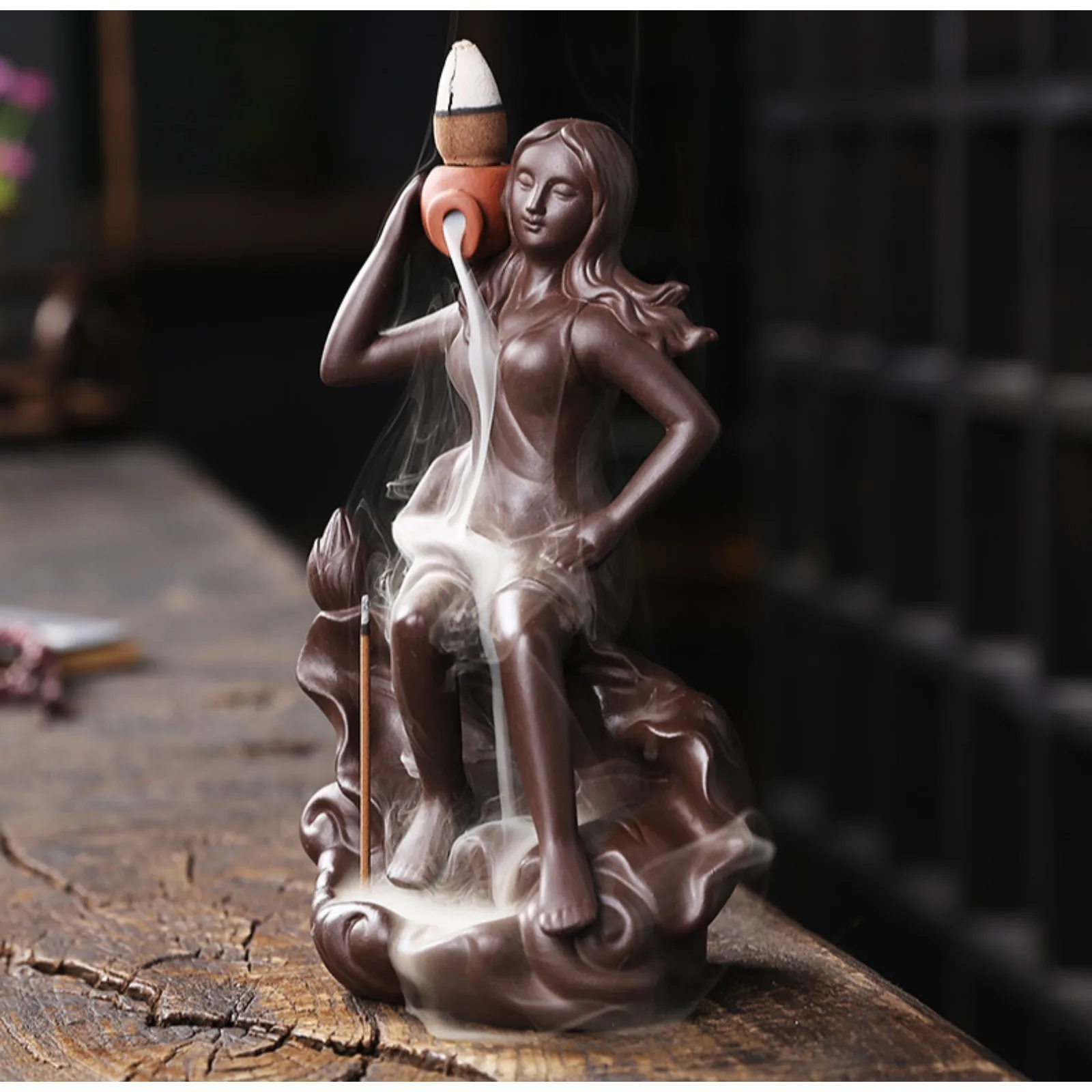 Набор благовоний на подставке Девушка 16х10х7см | AliExpress