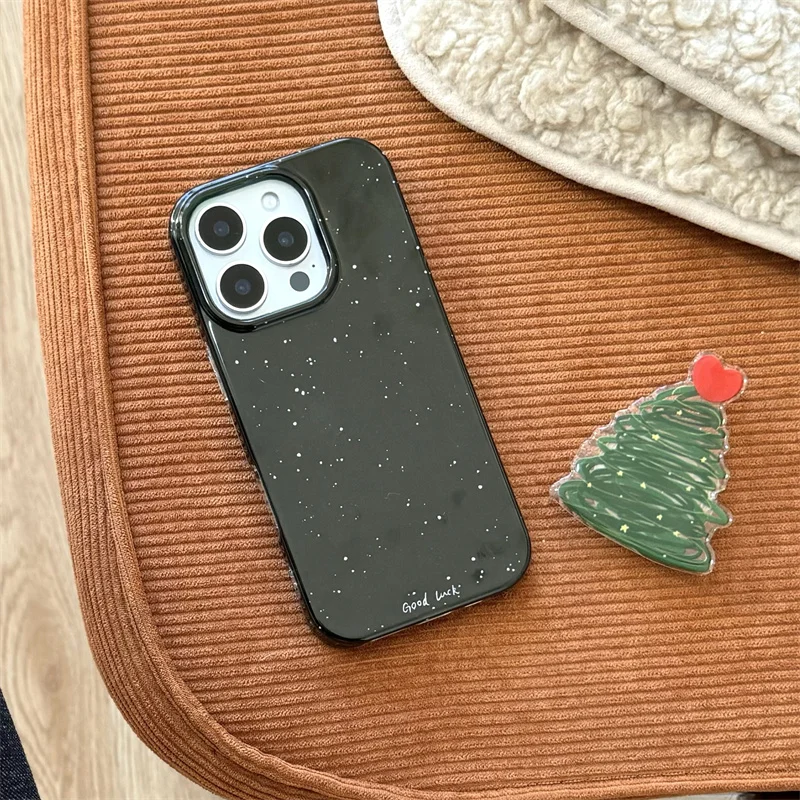 Милый Рождественский чехол-подставка для телефона iPhone 16 Pro 14 13 15 Max задняя крышка