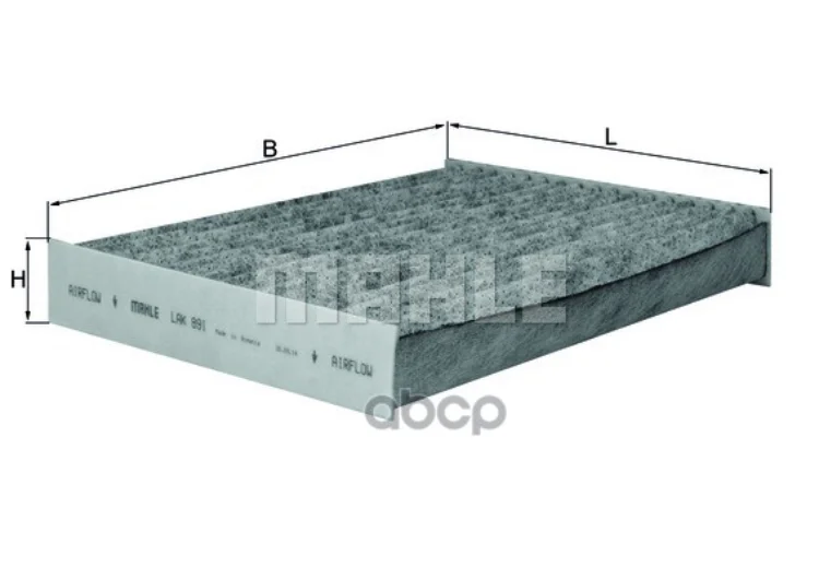 Фильтр Салонный Lak891 Mahle/Knecht арт. LAK891