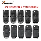 Универсальный пульт дистанционного управления Xhorse XKB501EN, 5 шт., XKB508EN, модель B5, стиль 3 плата кнопок, для мини-ключей VVDIVVDI 2