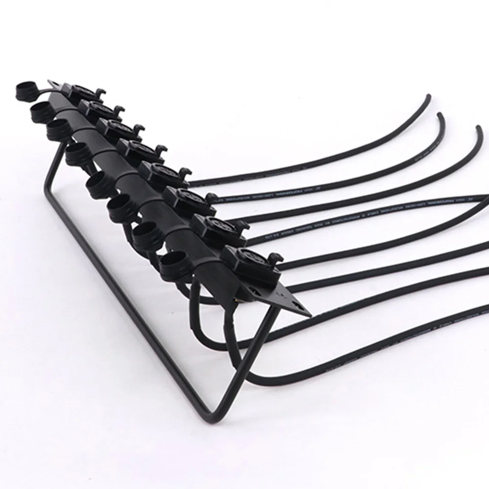 1 шт. индивидуальный шкаф 8-полосная стойка 1U позолоченная водонепроницаемая