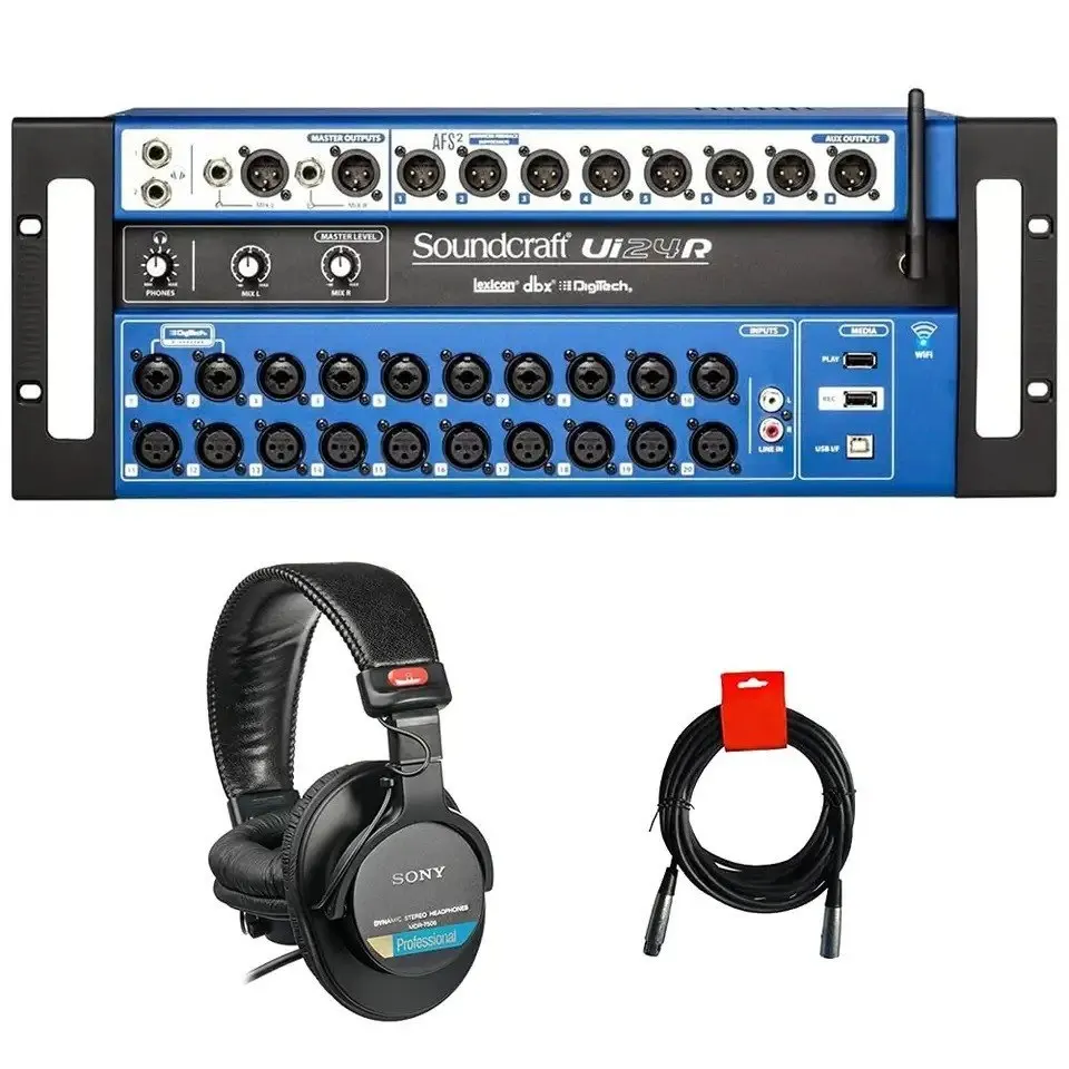 

24-канальный цифровой микшер Soundcraft Ui24R