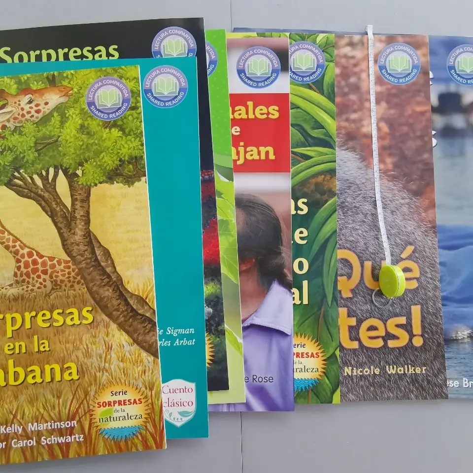 9 Parent-Child Reading Books (Spanish) Children's Books Heinemann Popular Science Extracurricular Books