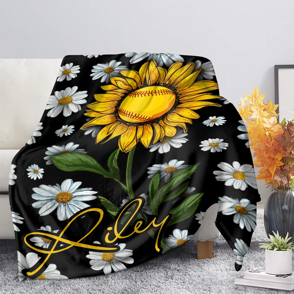 

Custom Printed Fashion Throw Blanket Home Decor Portable Nap Sofa Warm Blankets Living Room Air Conditioner Bedding Quilt Gift