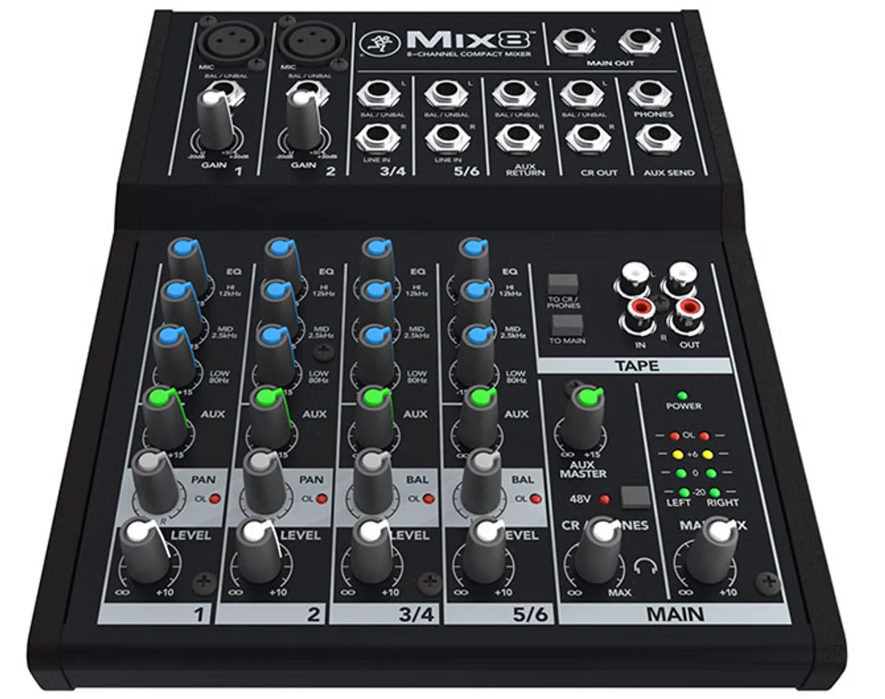 

Продажа в конце года, компактный миксер Mackie Mix8 на 8 каналов