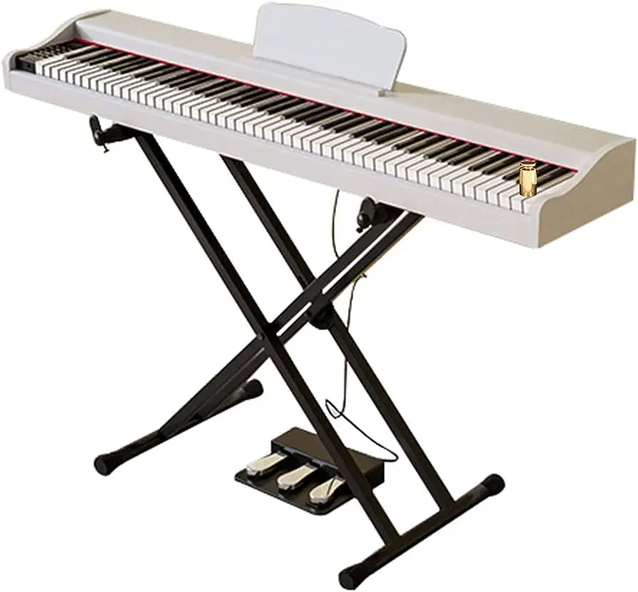 

Electric Piano 88 Key Piano Weighted Keyboard Classic Digital Piano With Triple Pedal And Piano Stan
