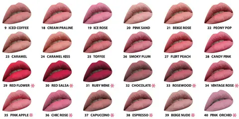 LUXVISAGE Блеск для губ ультра матовый финиш Pin up Ultra Matt | ЛюксВизаж. Тон 40 PINK ORCHID