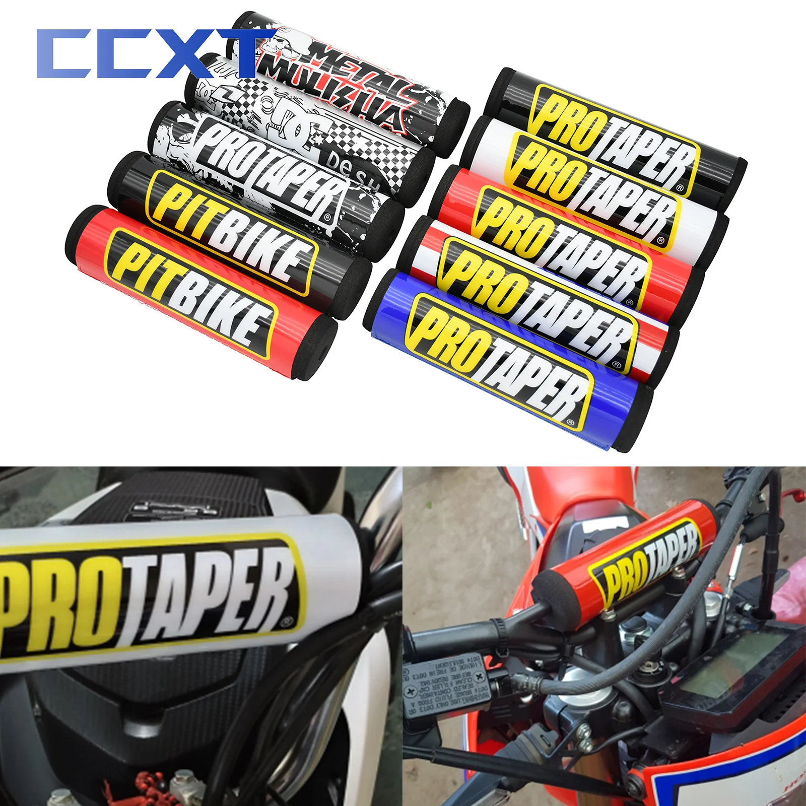 

20CM Handlebar Bar Pad 7/8 Bike Motorcycle Cross Chest Protector Grips For Honda Kawasaki Ymaha Suzuki Motocross Dirt Bike ATV