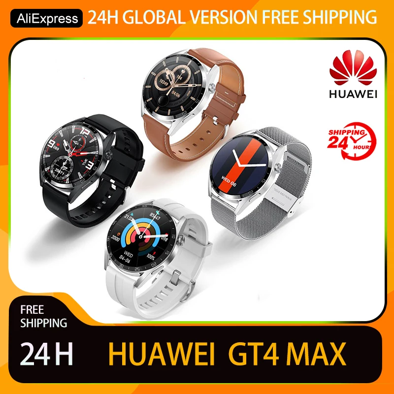 

Huawei GT4 Max SmartWatch Waterproof Sports Fitness Tracker Bluetooth Call Sleep Blood Oxygen Heart Rate Monitoring NFC Compass