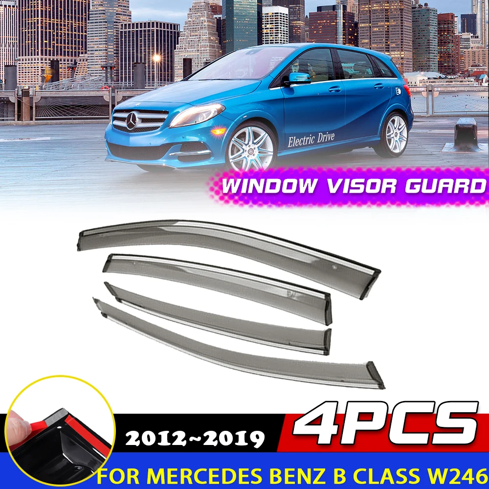Козырек для окон Mercedes Benz B Class W246 B180 B200 B160 B170 2012 ...