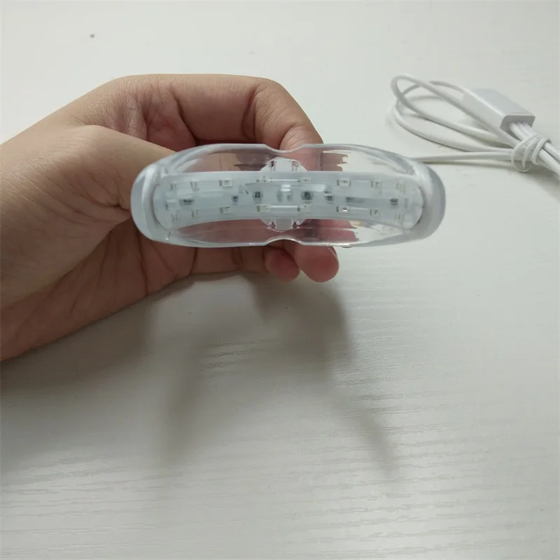 

Electric USB Rechargeable Tooth Cleaner With Auxiliary red LED Lights Oral Dental Cleaning Device oral treatment for Home