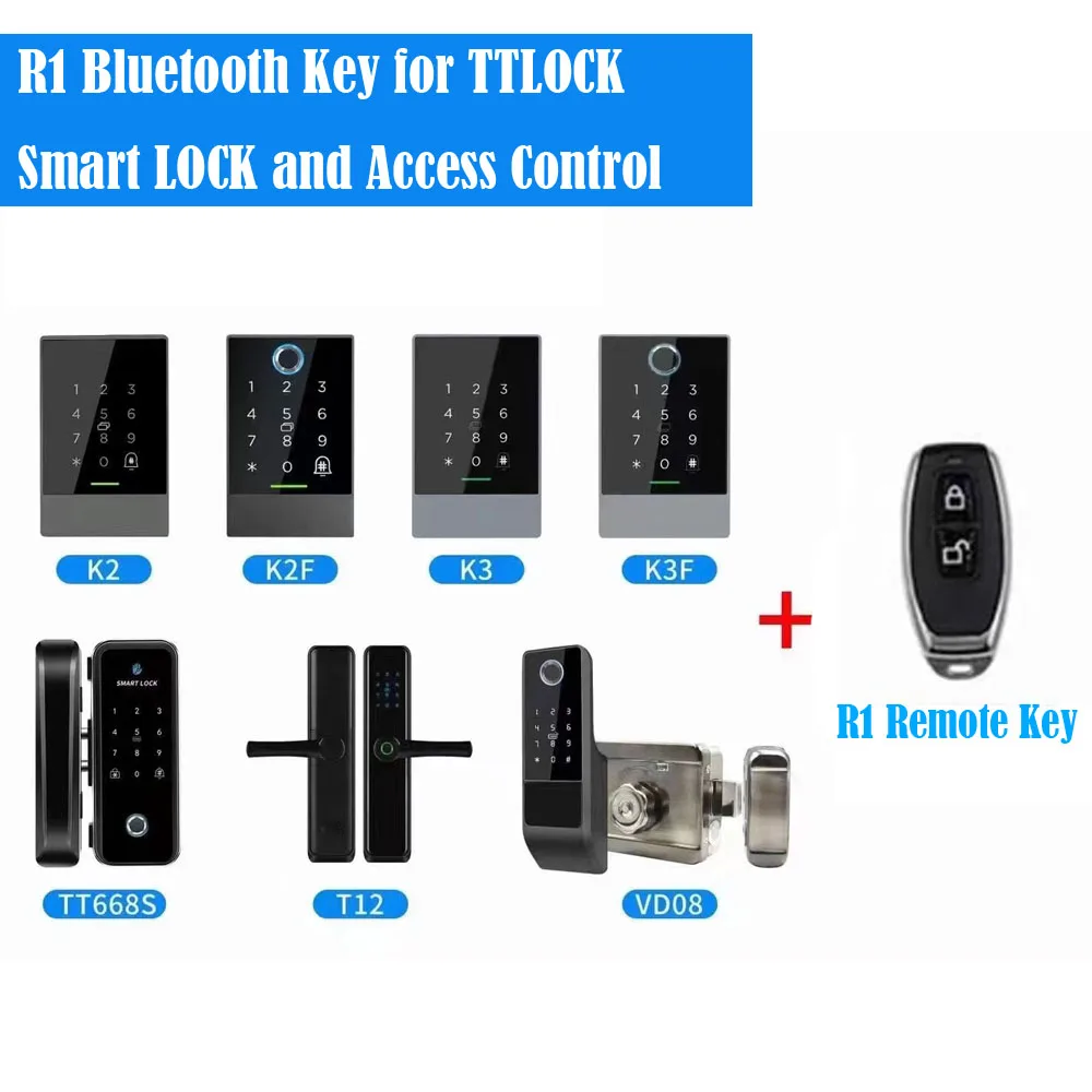 R1 Беспроводной Bluetooth-брелок TTLOCK ключ дистанционного управления для TTLock APP замок