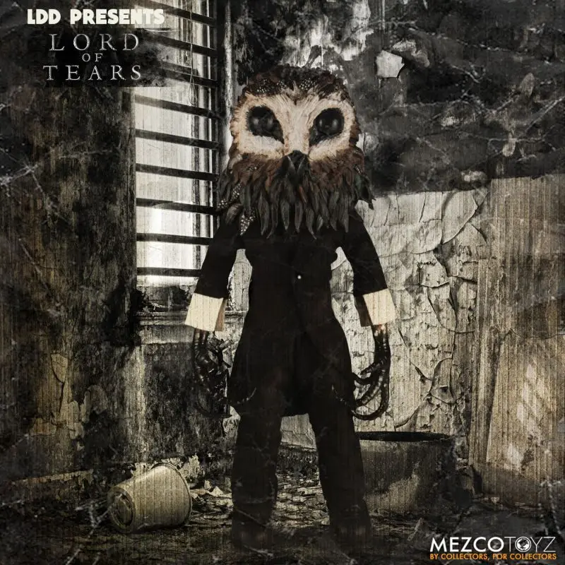 Original MEZCO LDD Presents Lord of Tears The Owlman Classic Horror Film Model Living Dead Dolls Collectible Gifts Action Figure