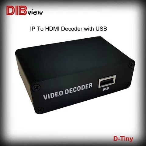 D-Tiny 4K H.265 H.264 Потоковое видео в реальном времени HDMI HD 1080P IPTV декодер с USB-декодированием RTSP HTTP TS FLV HLS RTMP UDP SRT