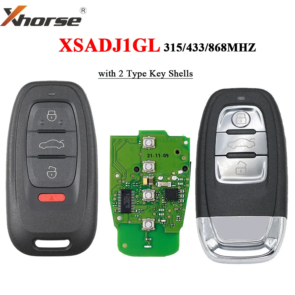 Умный дистанционный ключ Xhorse XSADJ1GL VVDI 754J с PCB для адаптера VVDI BCM2 vvdi Key tool plus/vvdi2 prog для Audi A6L Q5 A4L A8L