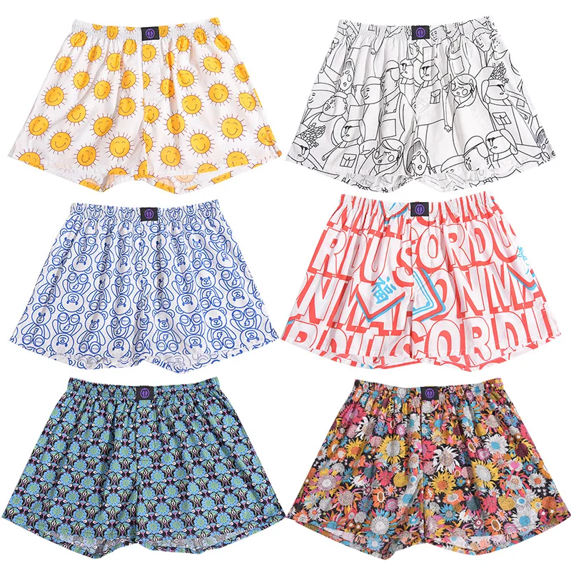 Удобные дышащие трусики для мужчин и женщин нижнее белье с узорами 80 видов