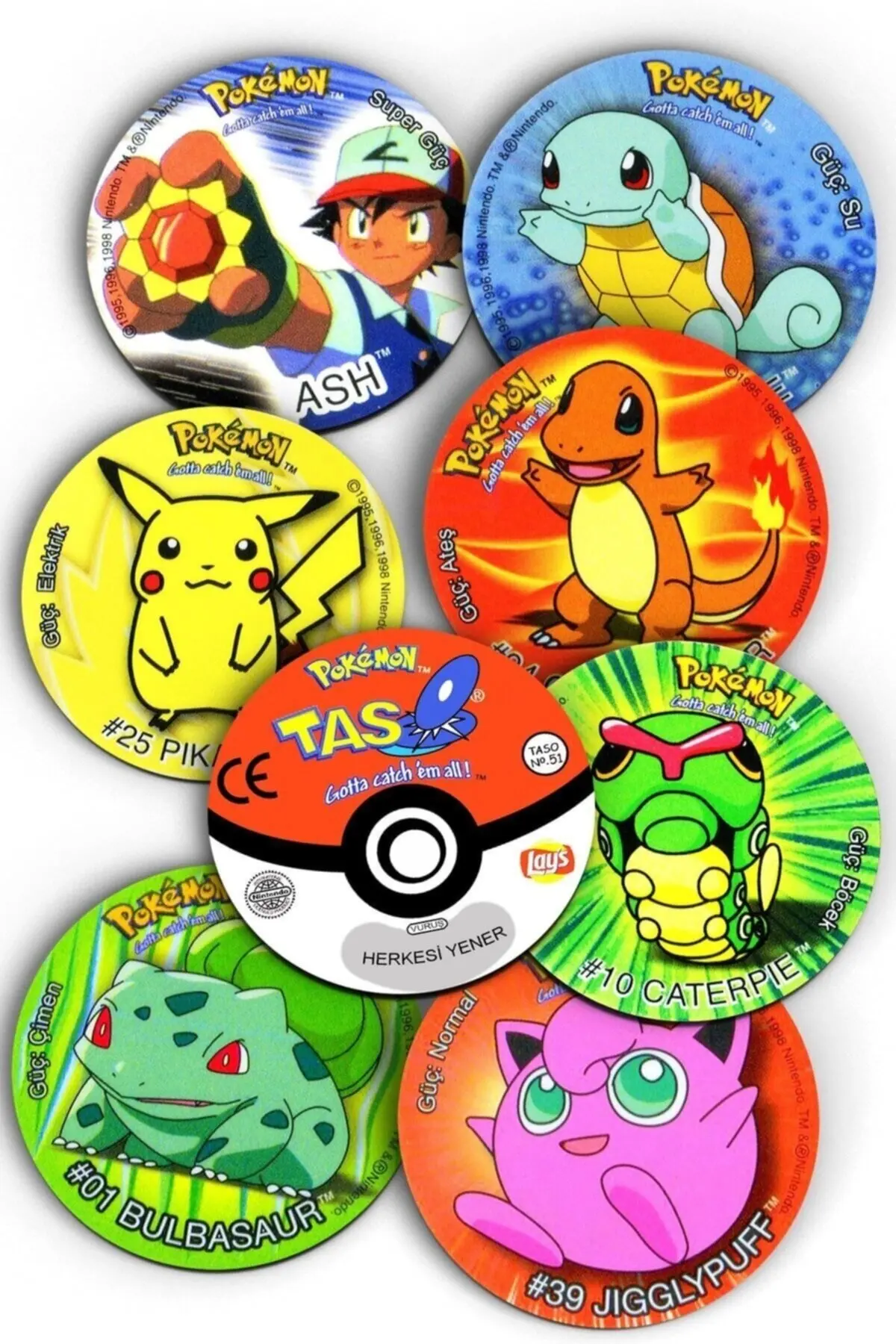 Pokemon Taso Shaped, Nostalgic, Decorative Coaster. Coaster shapes. Colorful Tasos. Glass Sixsquare. Tea cup, Mugs.
