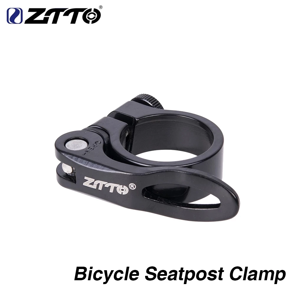 

MTB Bicycle Seatpost Clamp 28.6mm 31.8mm 34.9mm MTB Mountain Bike Cycling Seat Post Clamp seat Quick Release Ultralight CNC NEW
