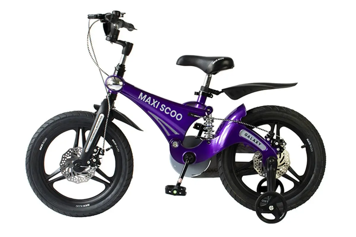 Велосипед MAXISCOO &quotGalaxy" Делюкс 16" (2022) фиолетовый one size |
