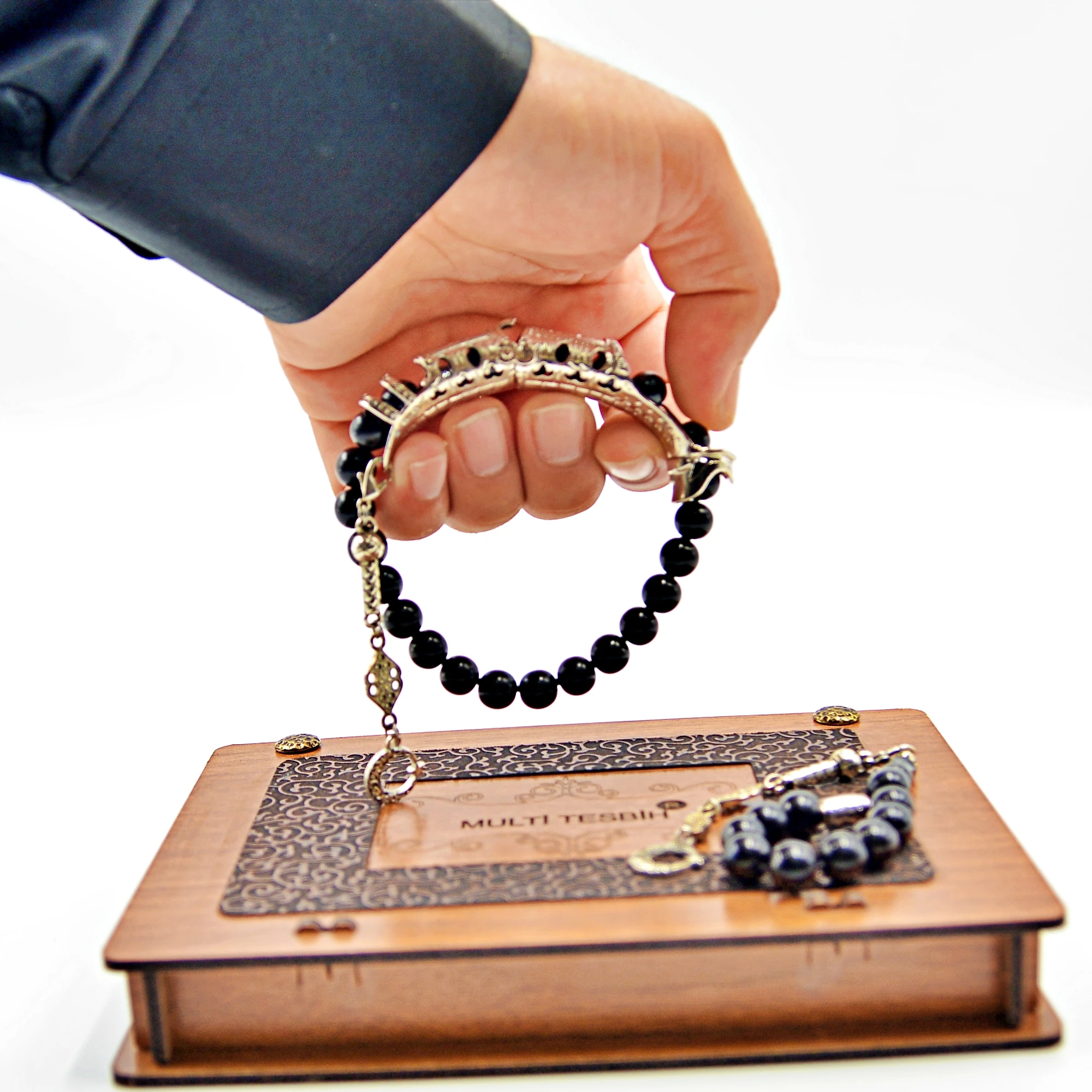 Stress Tasbih Beads, Oltu Natural Stone, Misbaha 33 Beads, Sibha, Motivation Bracelet, Islamic Tasbih, Muslim Gifts, From Turkey