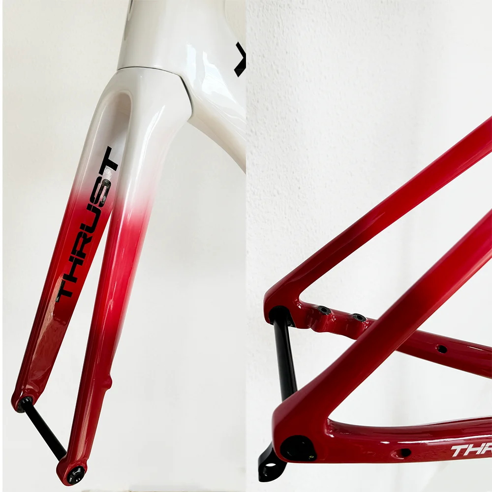 Упорная карбоновая рама для шоссейного велосипеда Карбоновая Полный внутренний