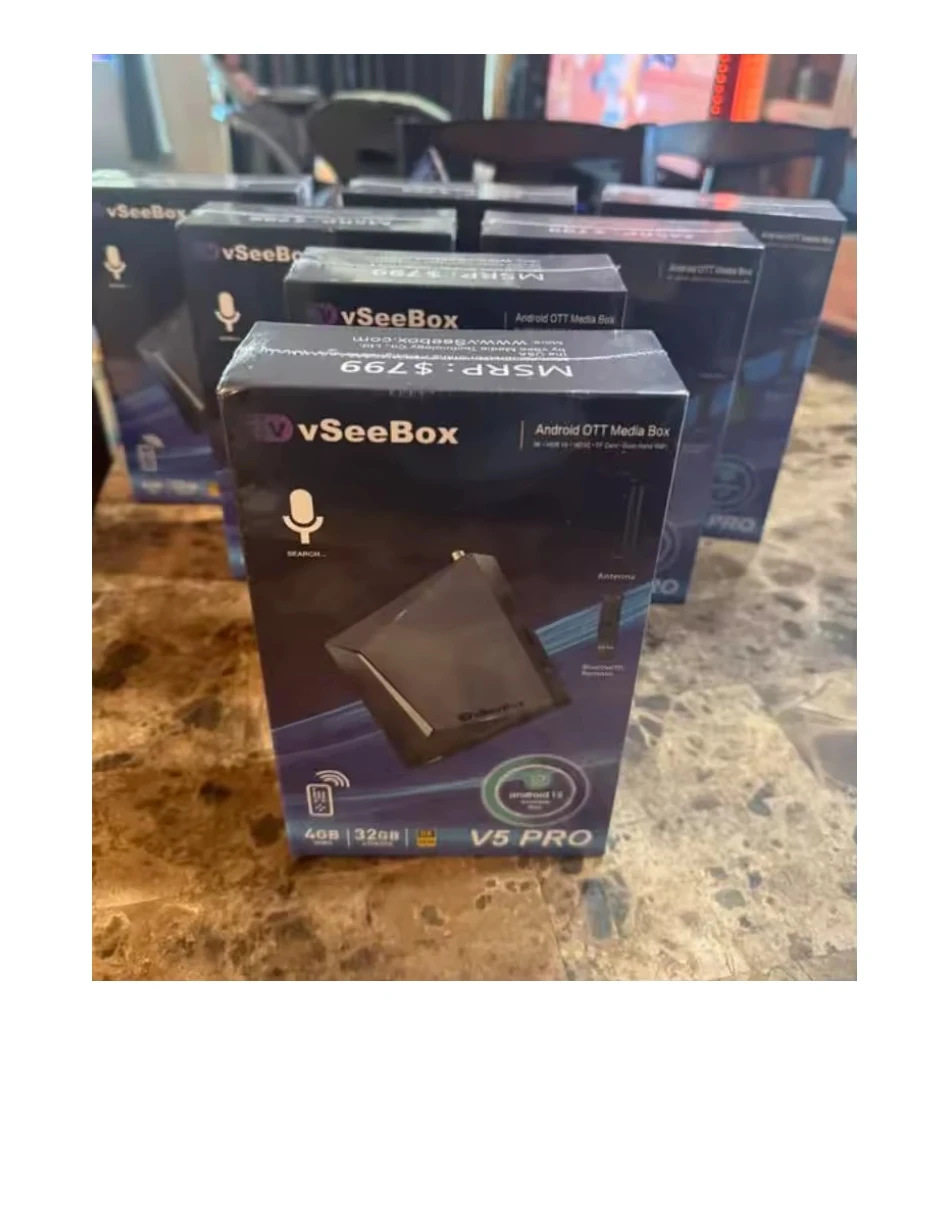 Фото @@@..Пик Vseebox V3 Plus Vseebox 5PRO Vseebox 6plus Max с приложением тепла и голосовым управлением 4 ГБ ОЗУ 64 ГБ Хранение Простота установки №1