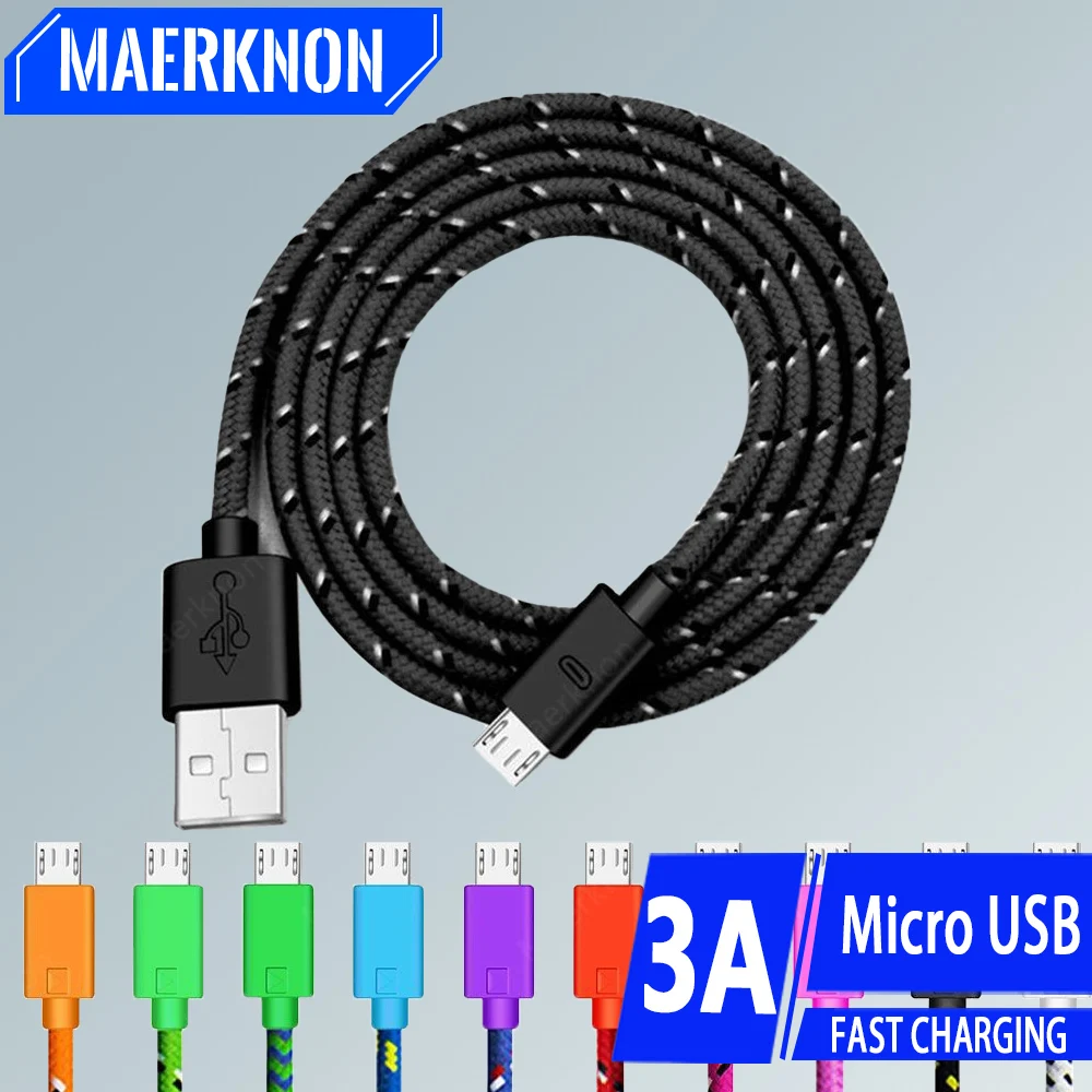 Кабель Для Быстрой Зарядки Micro USB 2 4A