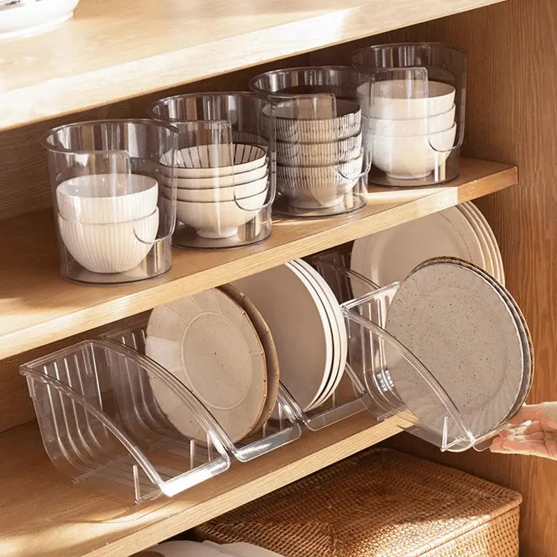 

Dish Storage Rack Bowl Holder Dish Storage Box Drain Rack Kitchen Rack Cabinet Put Bowl Tableware Storage Rack