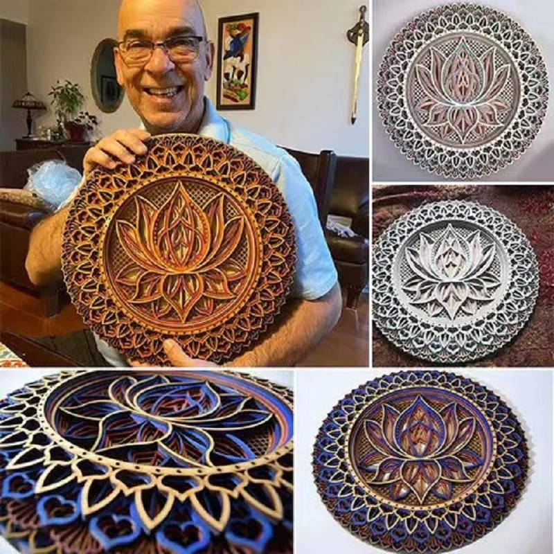 

Metal wall art Mandala interior living room decorative metal crafts 30*30cm